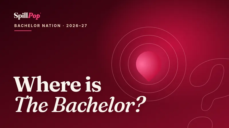 SpillPop cover art: a single rose in deep red and gold with the words Where is The Bachelor? 2026–27 explained